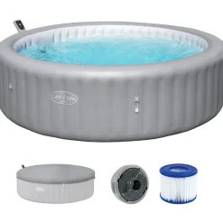 BESTWAY Lay-Z-Spa Hawaii AirJet 236 x 71 cm Silbergrau