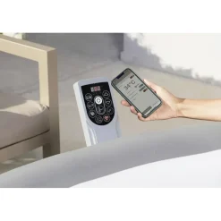 BESTWAY Lay-Z-Spa Hawaii AirJet 236 x 71 cm Silbergrau