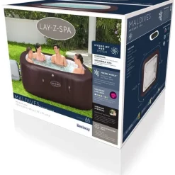BESTWAY Lay-Z-Spa Maledives HydroJet Pro 54173 inkl. Bodenmatte