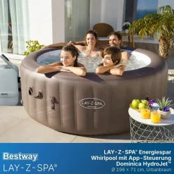 BESTWAY Lay-Z-Spa Maledives HydroJet Pro 54173 inkl. Bodenmatte