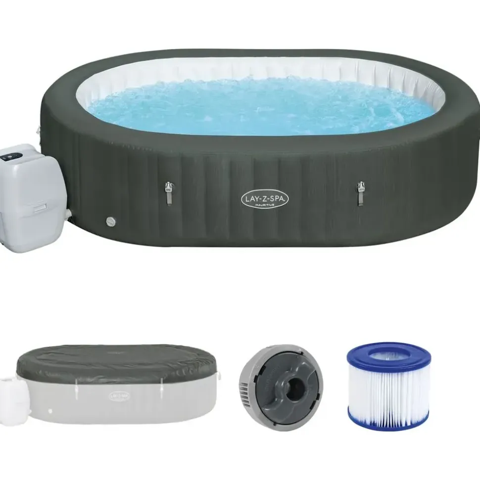 BESTWAY LAY-Z-SPA Mauritius AirJet 270 x 180 x 71 cm Oval