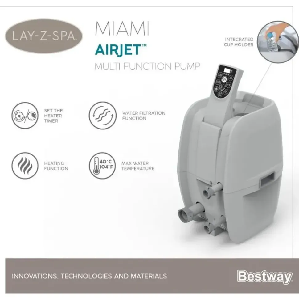 BESTWAY Lay-Z-Spa Miami AirJet