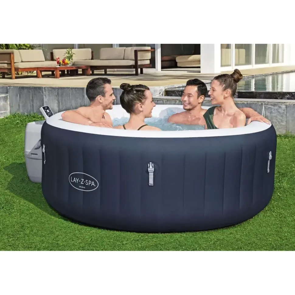 BESTWAY Lay-Z-Spa Miami AirJet 180 x 66 cm Dunkelblau