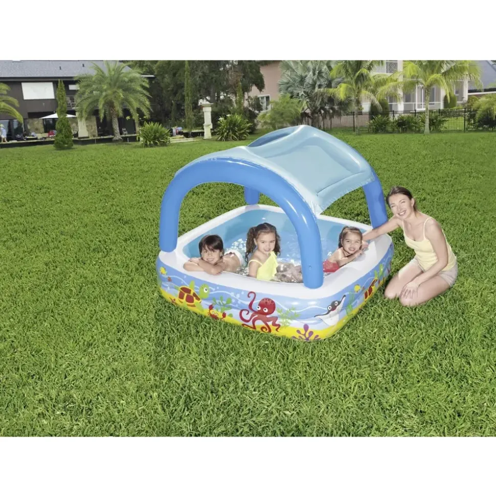 BESTWAY Planschbecken Beach Buddy 140 x 140 x 114 cm (265L)