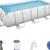 BESTWAY Power Steel Frame Pool rechteckig