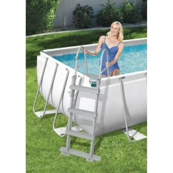BESTWAY Power Steel Frame Pool rechteckig