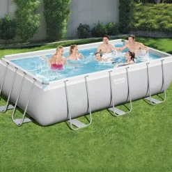 BESTWAY Power Steel Frame Pool rechteckig