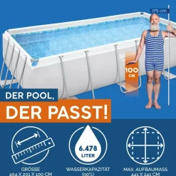 BESTWAY Power Steel Frame Pool rechteckig