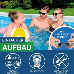 BESTWAY Power Steel Frame Pool rechteckig