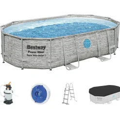 BESTWAY Power Steel Swim Vista Series Frame Pool oval