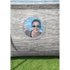 BESTWAY Power Steel Swim Vista Series Frame Pool oval
