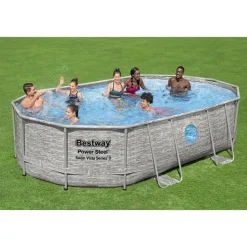 BESTWAY Power Steel Swim Vista Series Frame Pool oval