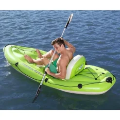 BESTWAY 65097 Reisen/Erholung, Aufblasbares Boot, Schwarz, grün PVC, 1 Person(en), 150 kg