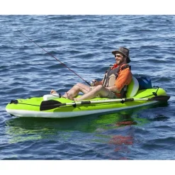 BESTWAY 65097 Reisen/Erholung, Aufblasbares Boot, Schwarz, grün PVC, 1 Person(en), 150 kg