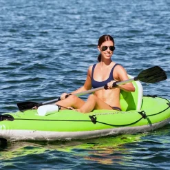 BESTWAY 65097 Reisen/Erholung, Aufblasbares Boot, Schwarz, grün PVC, 1 Person(en), 150 kg