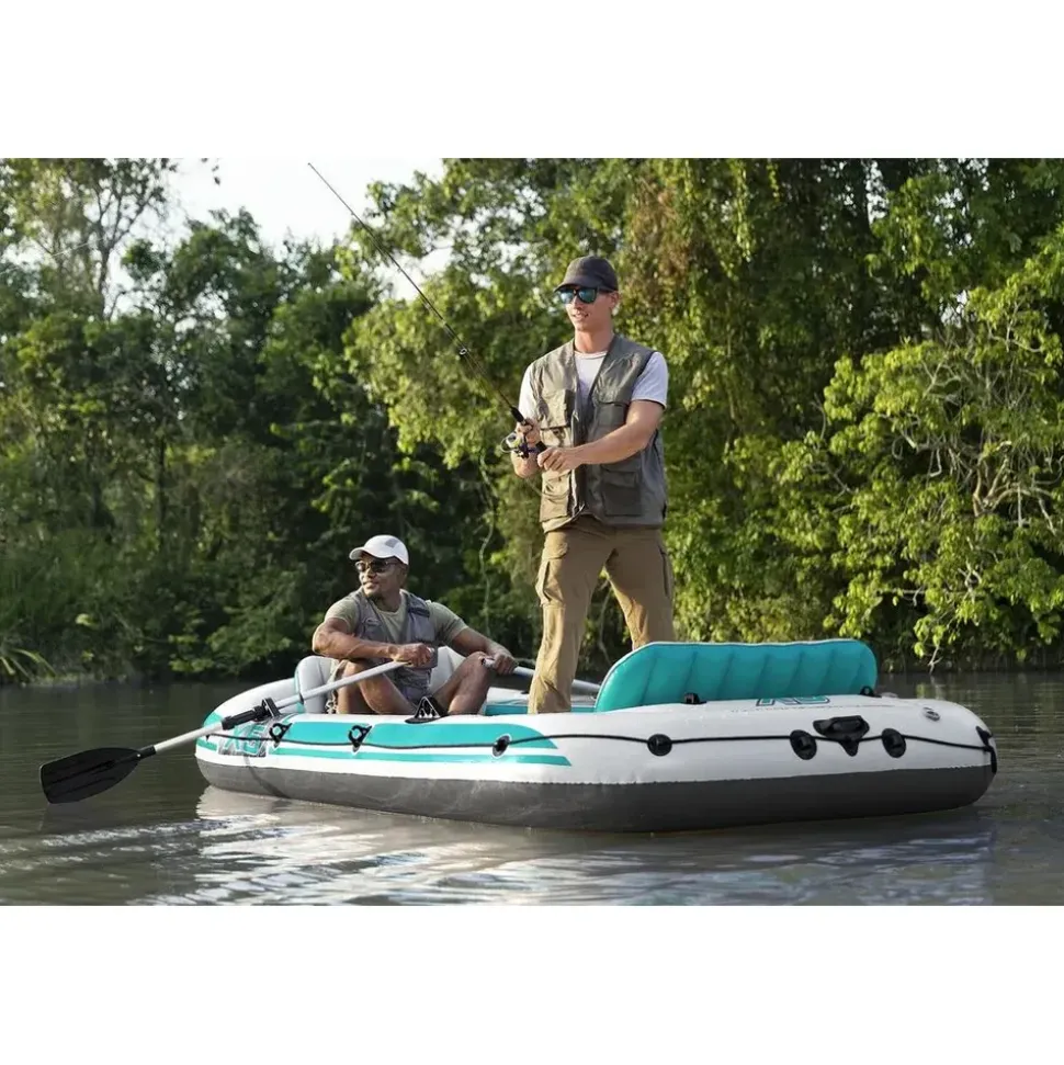 BESTWAY Schlauchboot Komplett-Set Adventure Elite X5 364 x 166 x 45 cm
