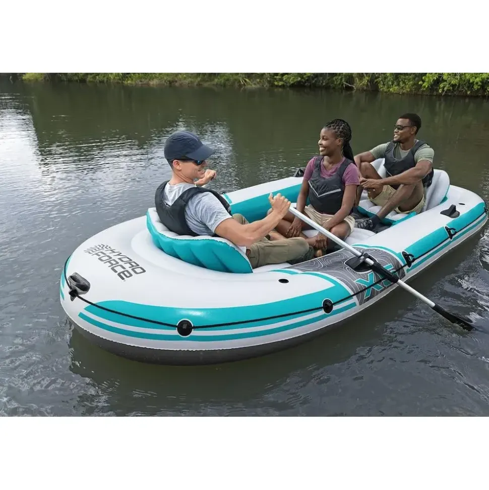 BESTWAY Schlauchboot Komplett-Set Adventure Elite X5 364 x 166 x 45 cm