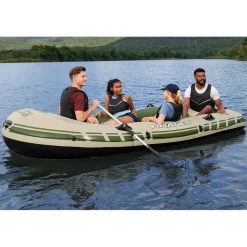BESTWAY Schlauchboot Komplett-Set Voyager X4 350 x 145 x 49 cm
