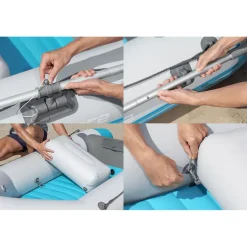 BESTWAY Sportboot Hydro Force® Komplett-Set Corinth EliteTM 230 x 130 x 33 cm