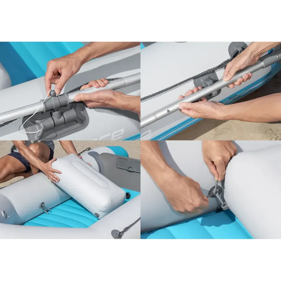BESTWAY Sportboot Hydro Force® Komplett-Set Corinth EliteTM 230 x 130 x 33 cm