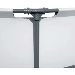 BESTWAY Steel Pro Max Frame Pool Set 366 x 76 cm lichtgrau inkl. Filterpumpe