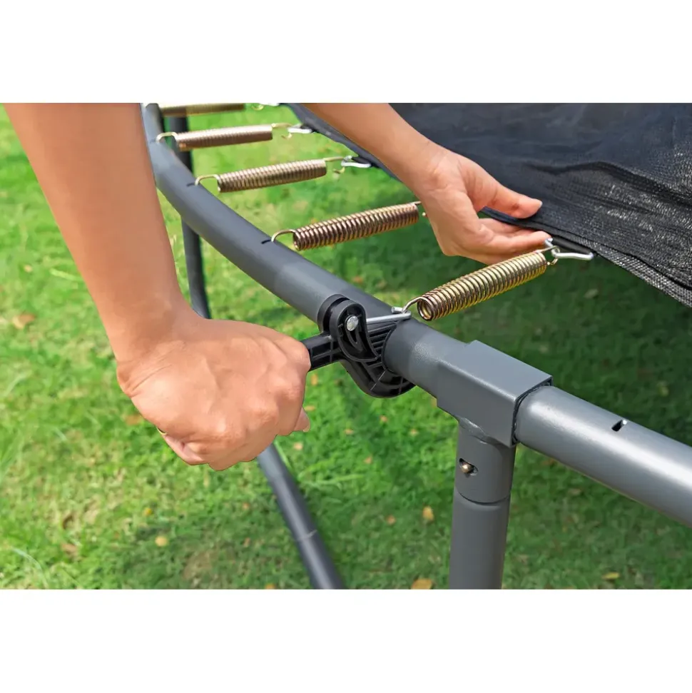 BESTWAY Xtreme Air 305 x 255 cm inkl. Sicherheitsnetz Grün/Schwarz/Mehrfarbig