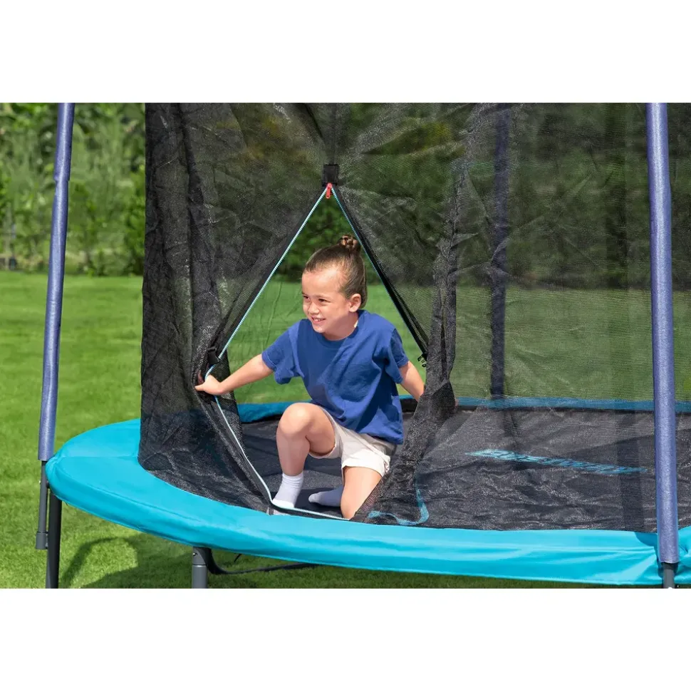 BESTWAY Xtreme Air 305 x 255 cm inkl. Sicherheitsnetz Grün/Schwarz/Mehrfarbig