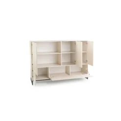 bettso Highboard 160 x 120,5 cm Beige
