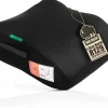 BigDean Kindersitzerhöhung nach neuster i-Size Norm R129 Schwarz Sitzerhöhung (135-150cm) Kinder Auto BigDean