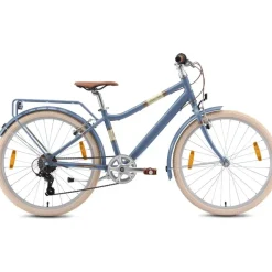Bikestar Alu Kinderfahrrad 24 Zoll blau