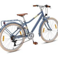 Bikestar Alu Kinderfahrrad 24 Zoll blau