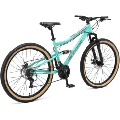 Bikestar Mountainbike 27,5 Zoll RH 43 cm Damen grün