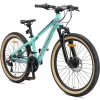 Bikestar Mountainbike 24 Zoll RH 54 cm mint/pink