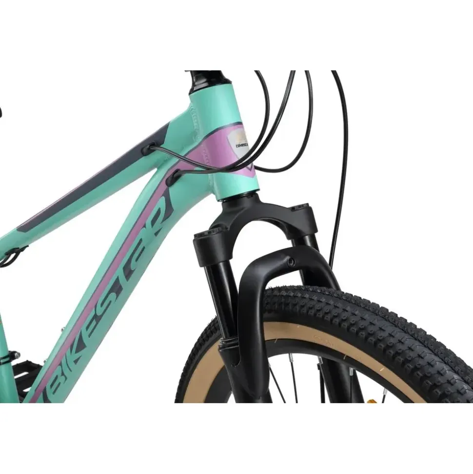 Bikestar Mountainbike 24 Zoll RH 54 cm mint/pink