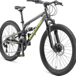 Bikestar MTB 24 Zoll RH 31 cm schwarz