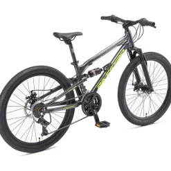 Bikestar MTB 24 Zoll RH 31 cm schwarz