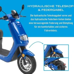 blu:s XT2000 950 Watt 25 km/h blau