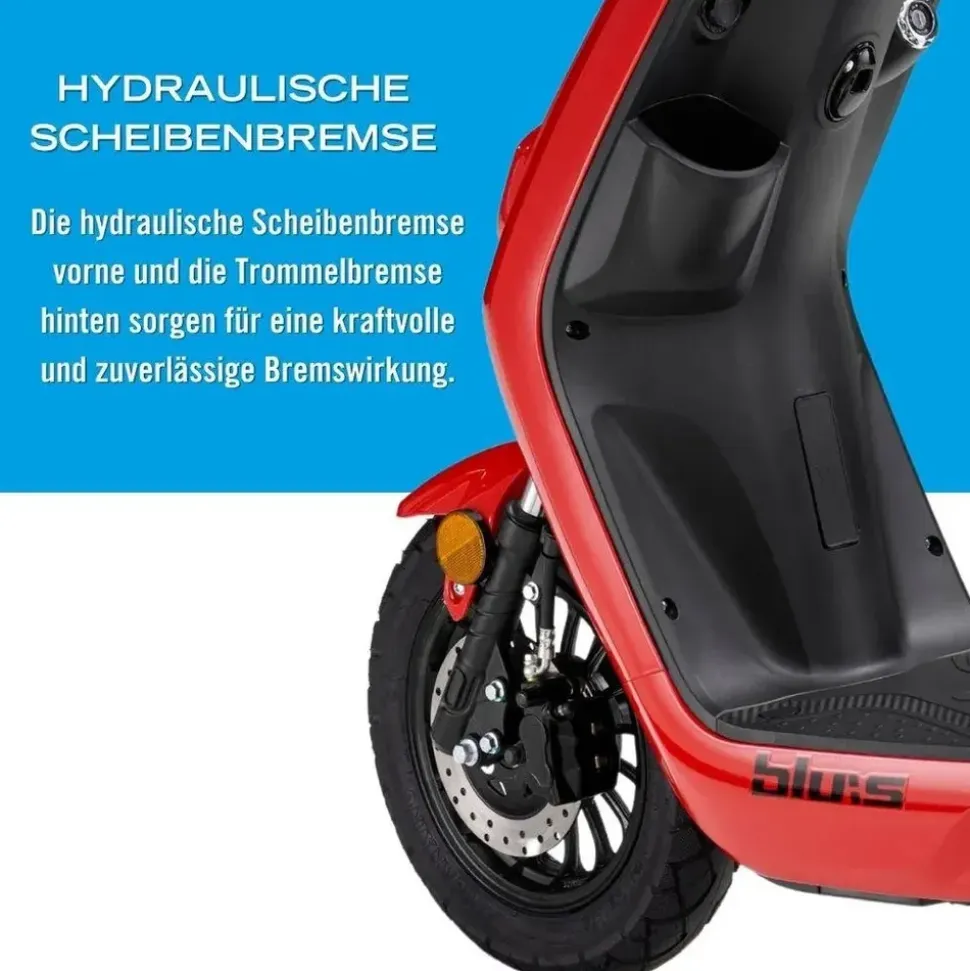 blu:s XT2000 2000 Watt 45 km/h Rot