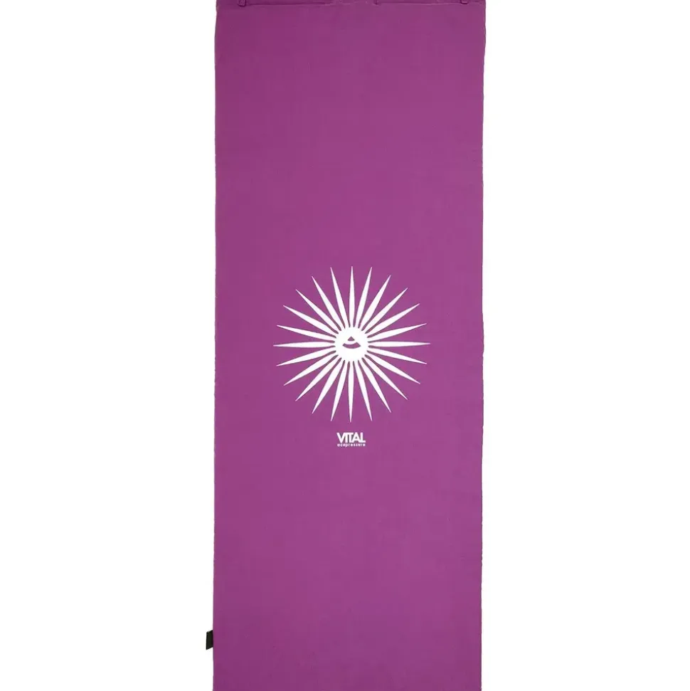 Bodhi Akupressurmatte XL Deluxe-Set Spiky aubergine