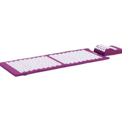 Bodhi Akupressurmatte XL Deluxe-Set Spiky aubergine