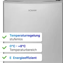 Bomann KB 7346 edelstahl-optik