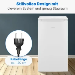 Bomann KS 7254 Kühlschrank (91 l, 835 mm hoch, Weiß)