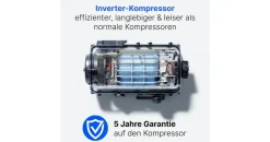 Bomann Vollraumkühlschrank VS 7258 (126 l, 850 mm hoch, Weiß)
