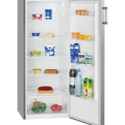 Bomann VS 7316 Kühlschrank (242 l, 1434 mm hoch, Inoxlook)