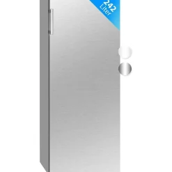 Bomann VS 7316 Kühlschrank (242 l, 1434 mm hoch, Inoxlook)