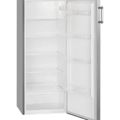 Bomann VS 7316 Kühlschrank (242 l, 1434 mm hoch, Inoxlook)