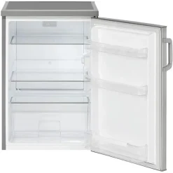 Bomann VS 2195 Kühlschrank (134 l, 850 mm hoch, Edelstahl)