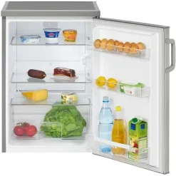 Bomann VS 2195 Kühlschrank (134 l, 850 mm hoch, Edelstahl)