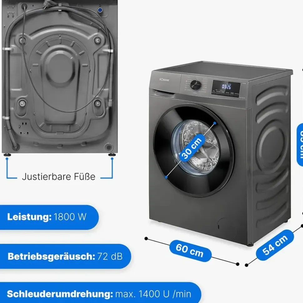 Bomann WA 7185 Waschmaschine