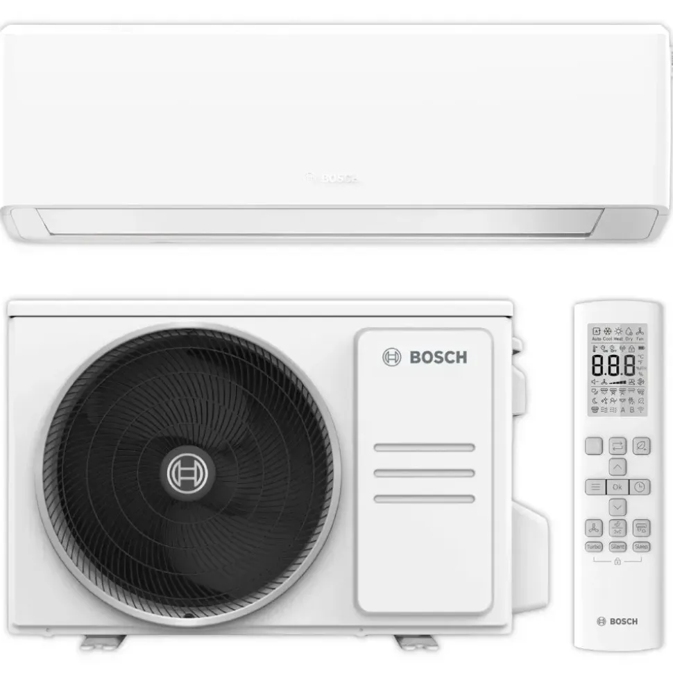 Bosch Climate 3000i Single Split-Klimagerät CL3000i 26 WE Set 2,6 kW (7733701735)